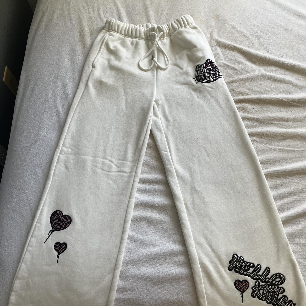 Hello kitty flared sweatpants Size Small but they... - Depop