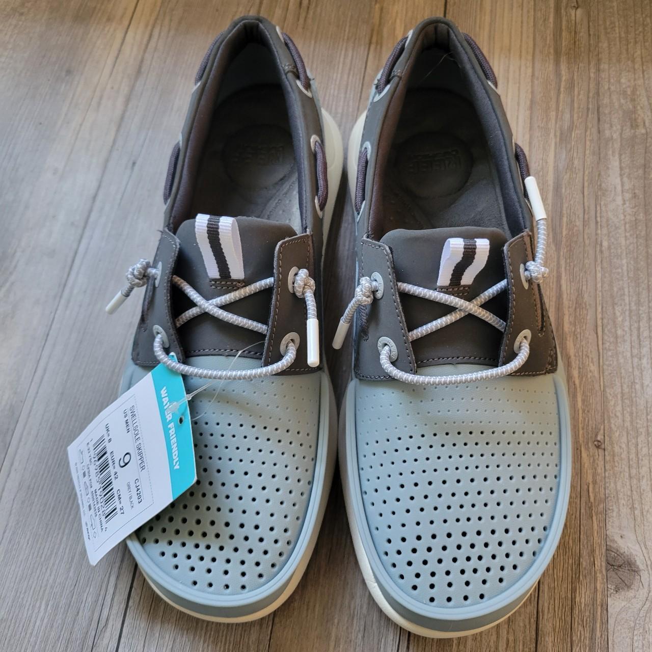 Reef Men's Swellsole Skipper Boat Shoe, Grey, 11