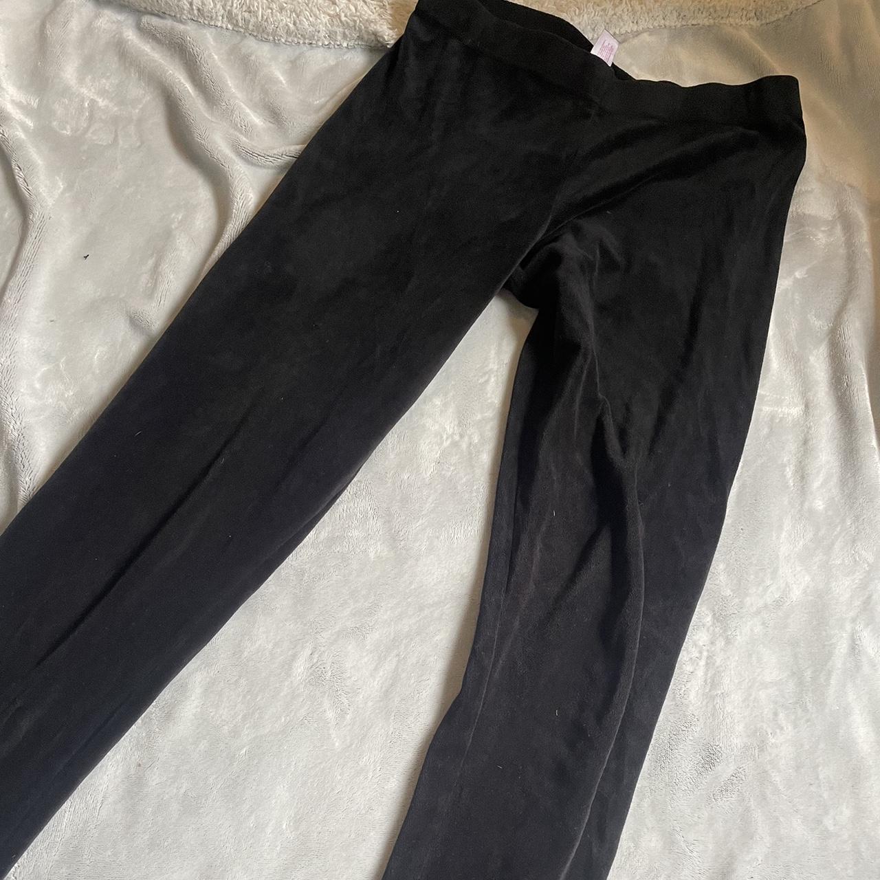 black velvet leggings. very very soft. size... Depop