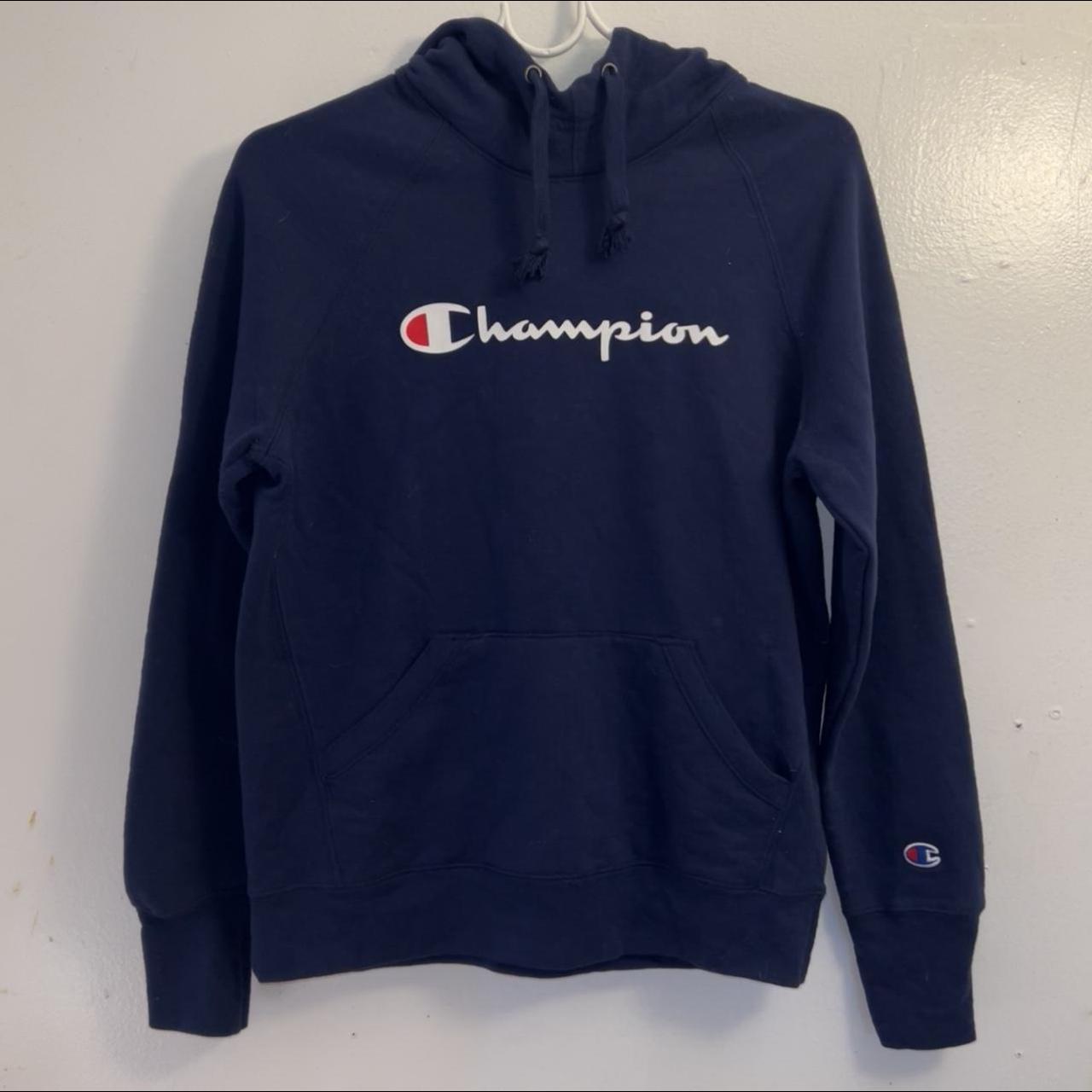 Champion Pullover Hoodie Size - XS It is in good... - Depop