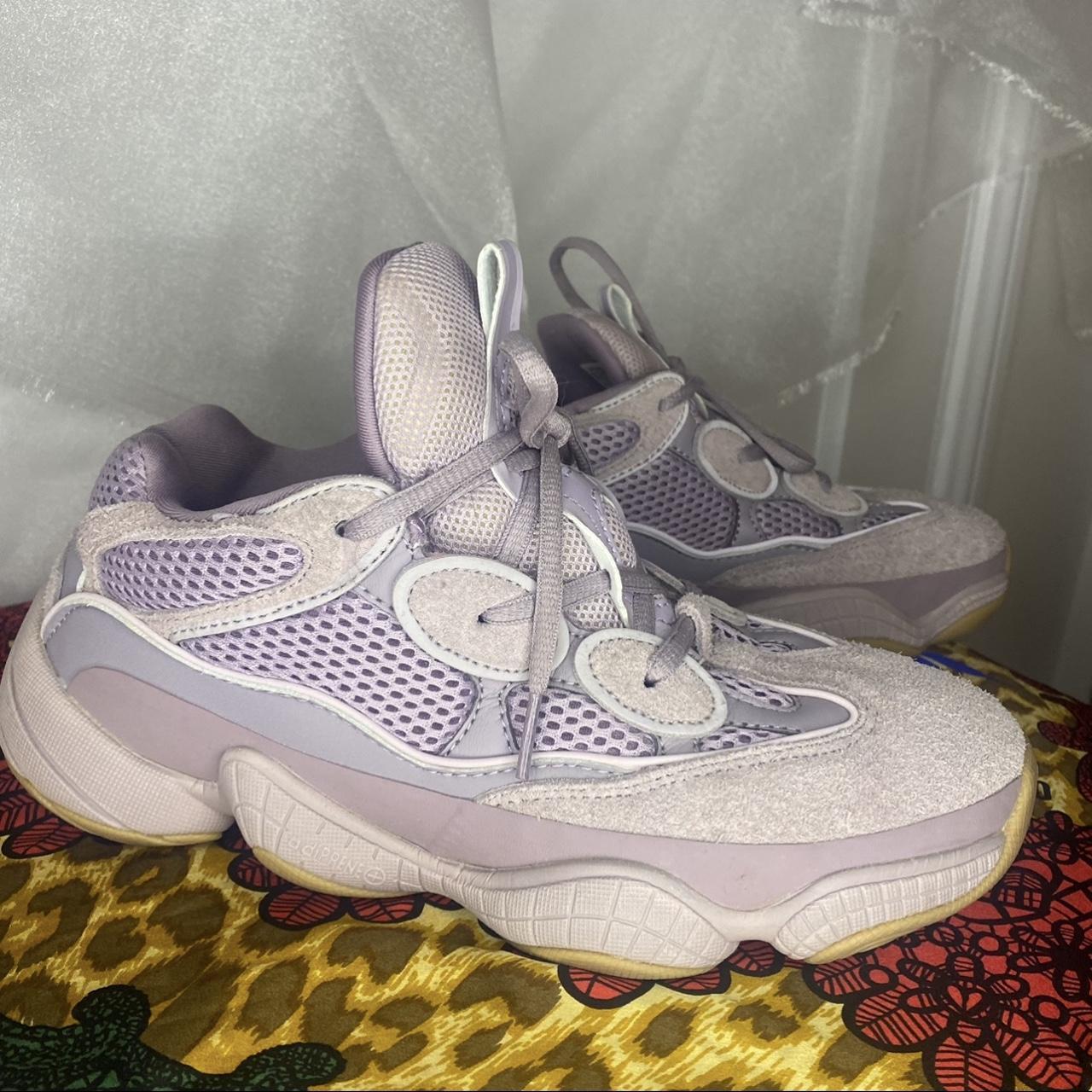 adidas Yeezy 500 soft vision purple sneakers men s 7.5