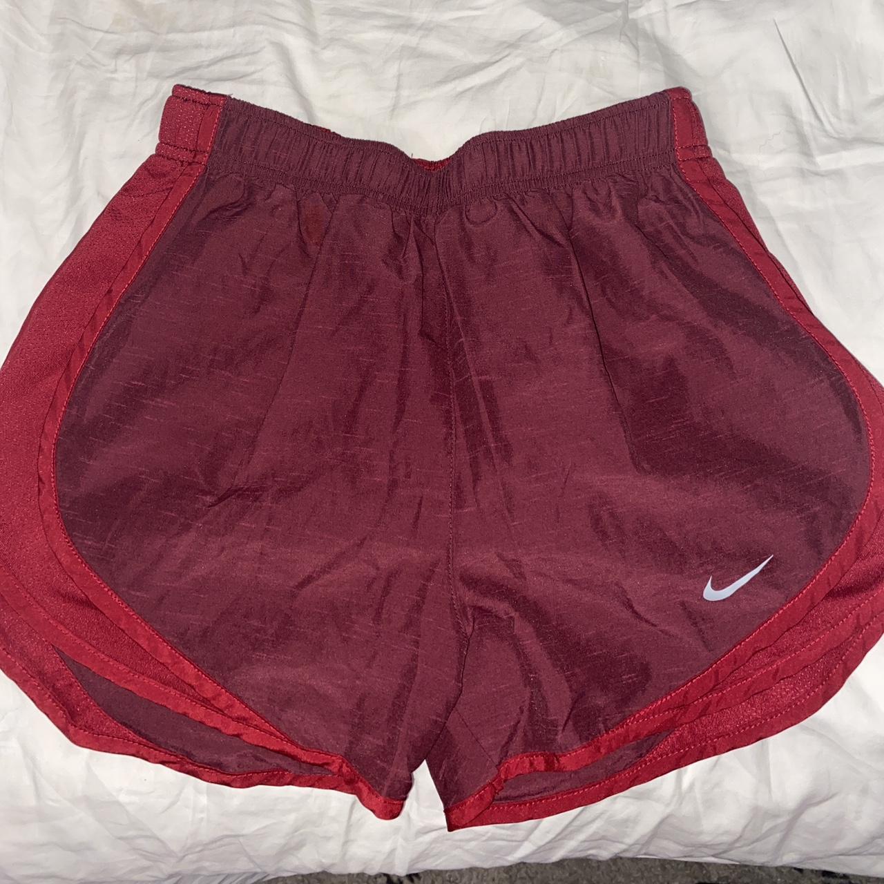Nike running shorts with built in underwear. Never - Depop