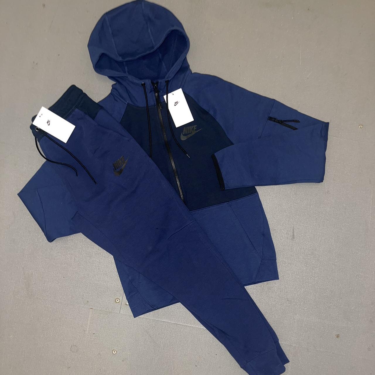 ⬇️ Nike Sportswear Tech Fleece Midnight Navy Depop