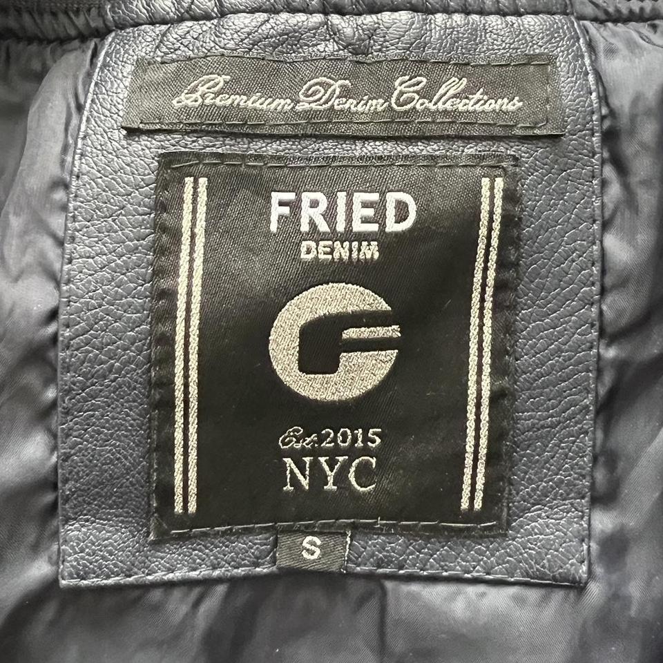 Fried denim deals leather jacket