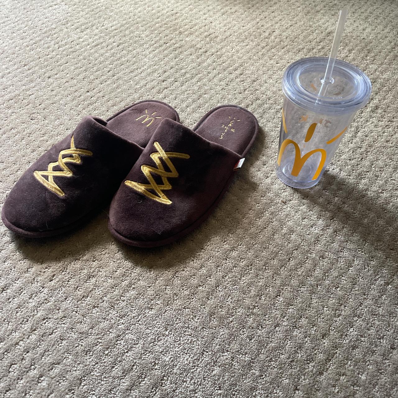 travis scott mcdonald's slippers