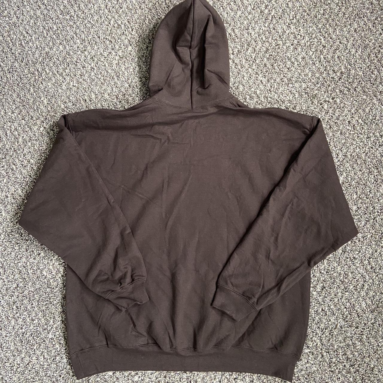 Blank Russell athletic style hoodie. Brown blank... - Depop