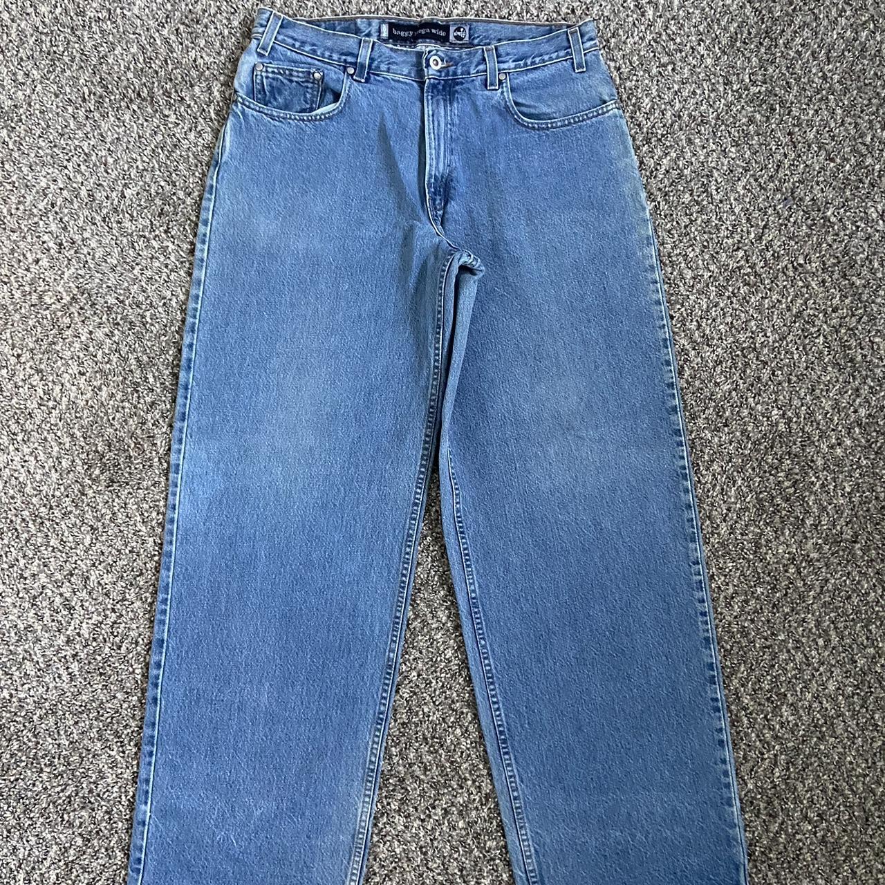 Vintage Levi’s Silvertab Baggy Mega wide jeans.... - Depop