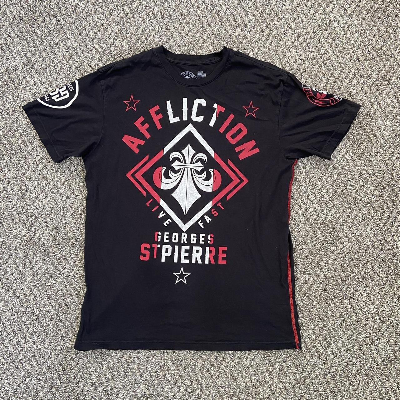 george st pierre affliction shirts