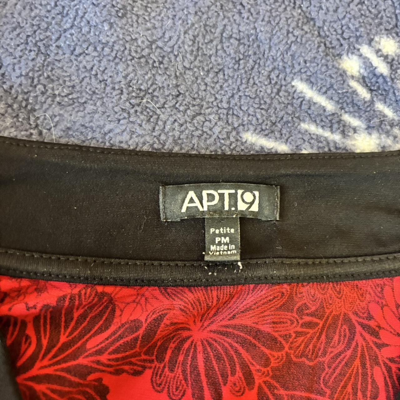 Apt. 9 Women's Blouse - Red/Multi - M – Red and b… - image 4