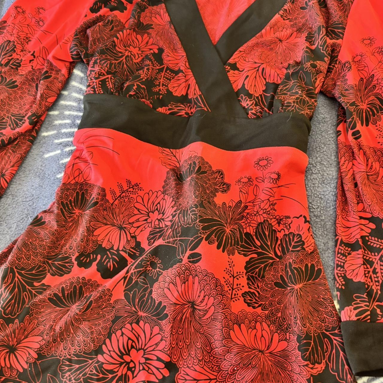 Apt. 9 Women's Blouse - Red/Multi - M – Red and b… - image 2