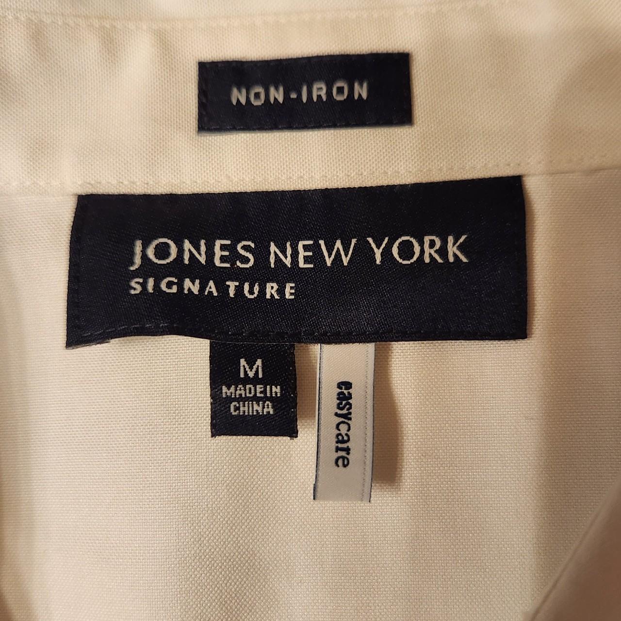 Jones New York Women's White Blouse | Depop
