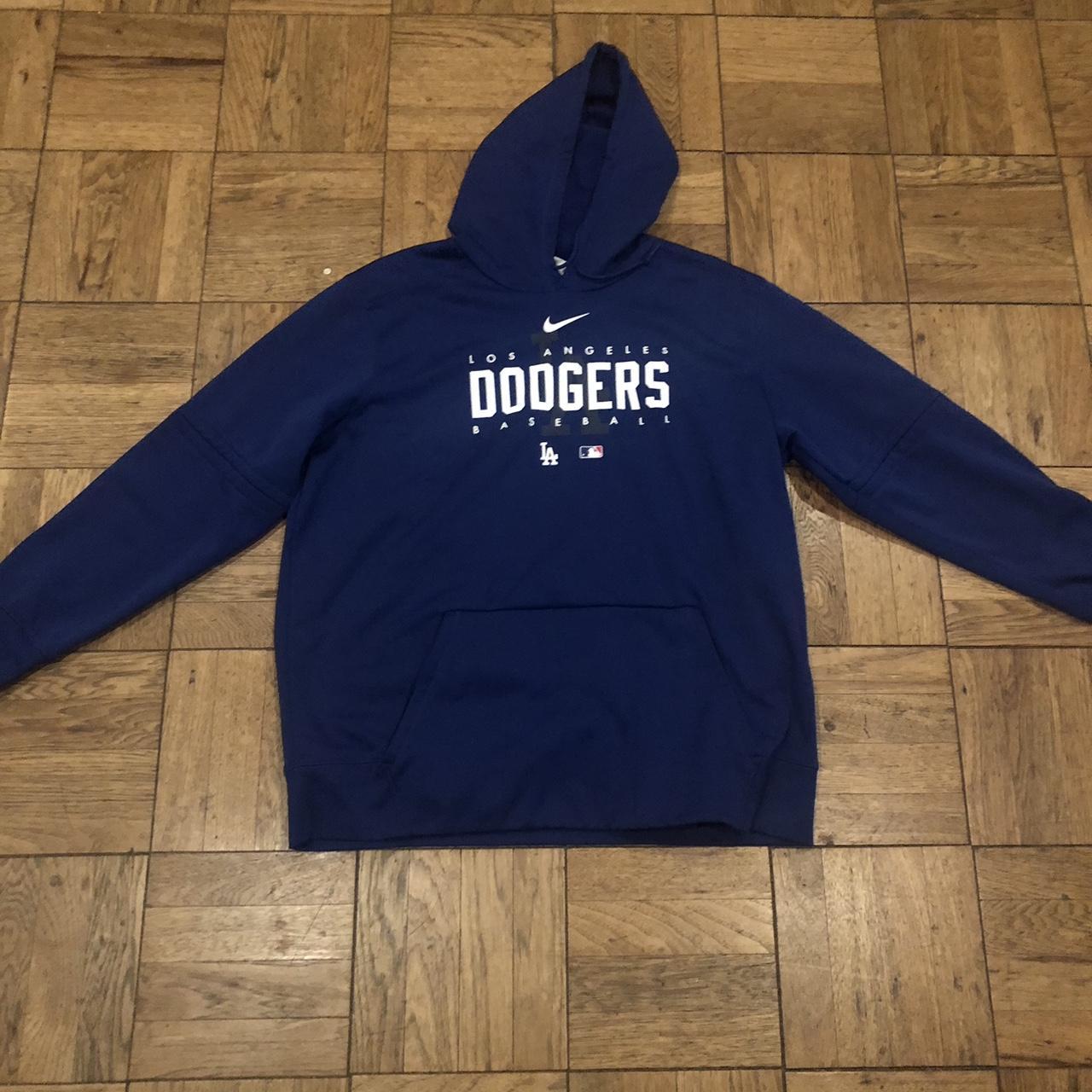 Nike LA Dodgers hoodie Size XL like new Negotiable - Depop