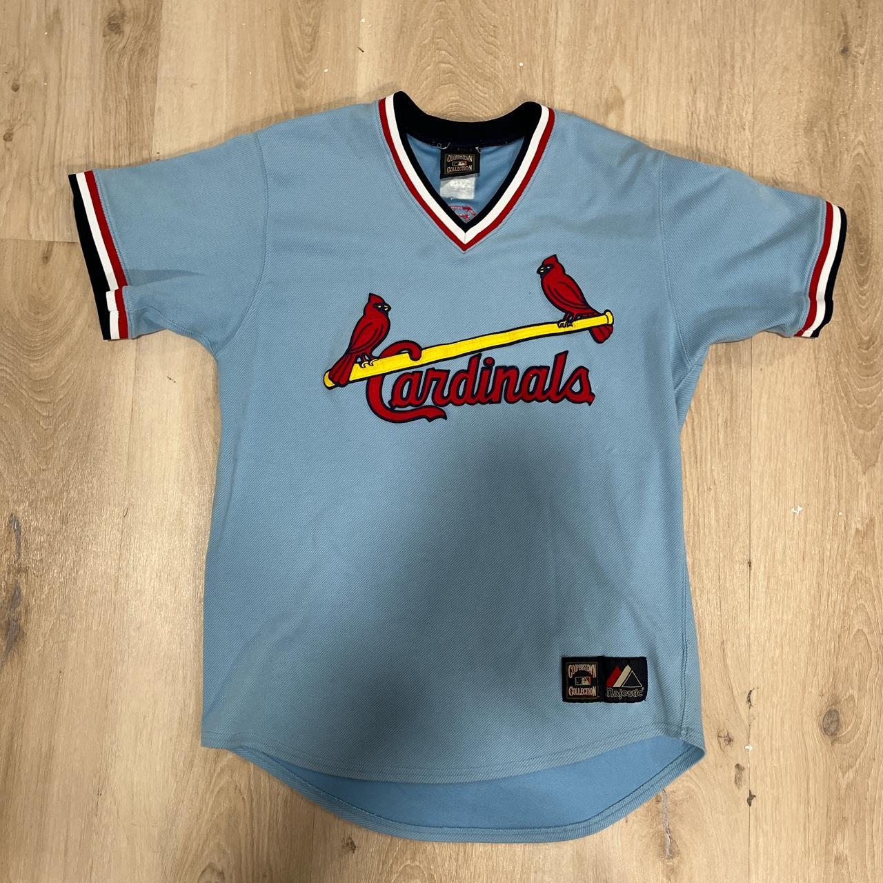 Lou Brock Authentic Cooperstown Collection Jersey - Depop