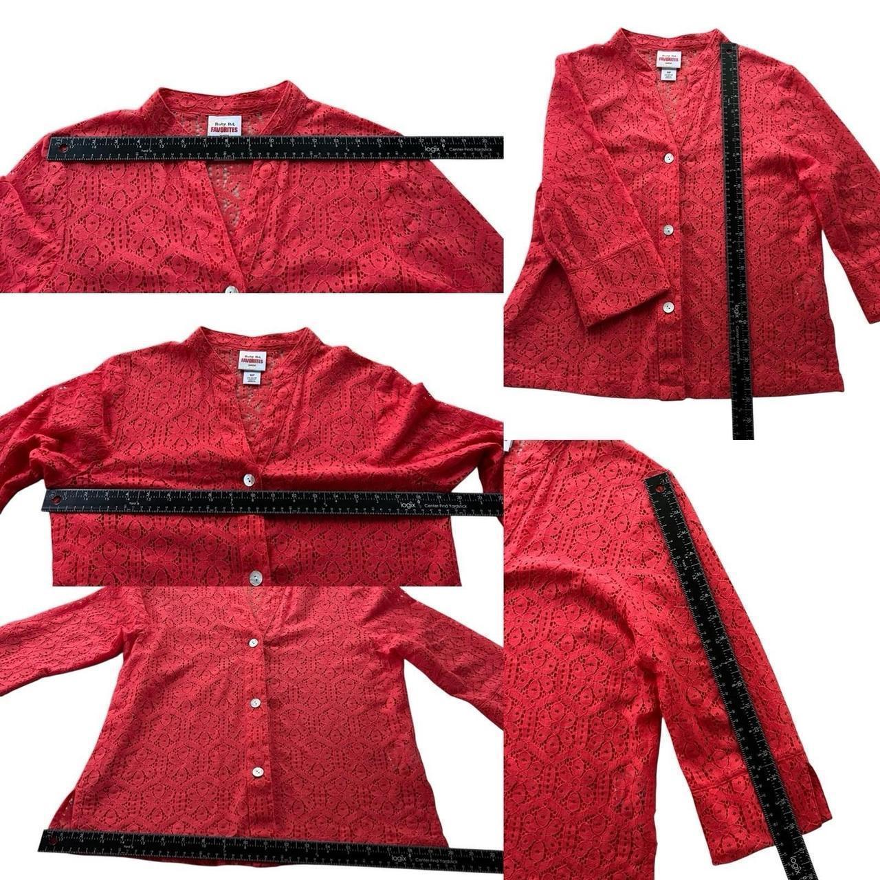 Ruby Rd. Women's Blouse - Red/Orange - 10 – Ruby … - image 4