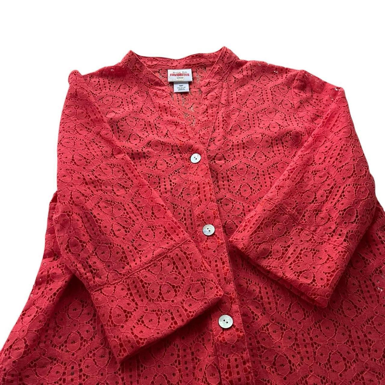 Ruby Rd. Women's Blouse - Red/Orange - 10 – Ruby … - image 8