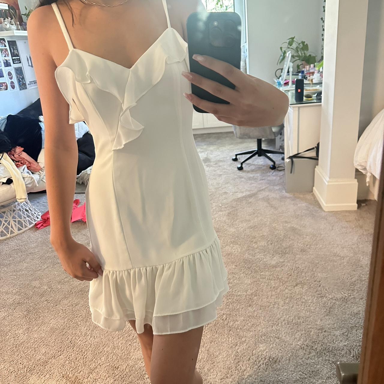 Likely laverna shop ruffle mini dress