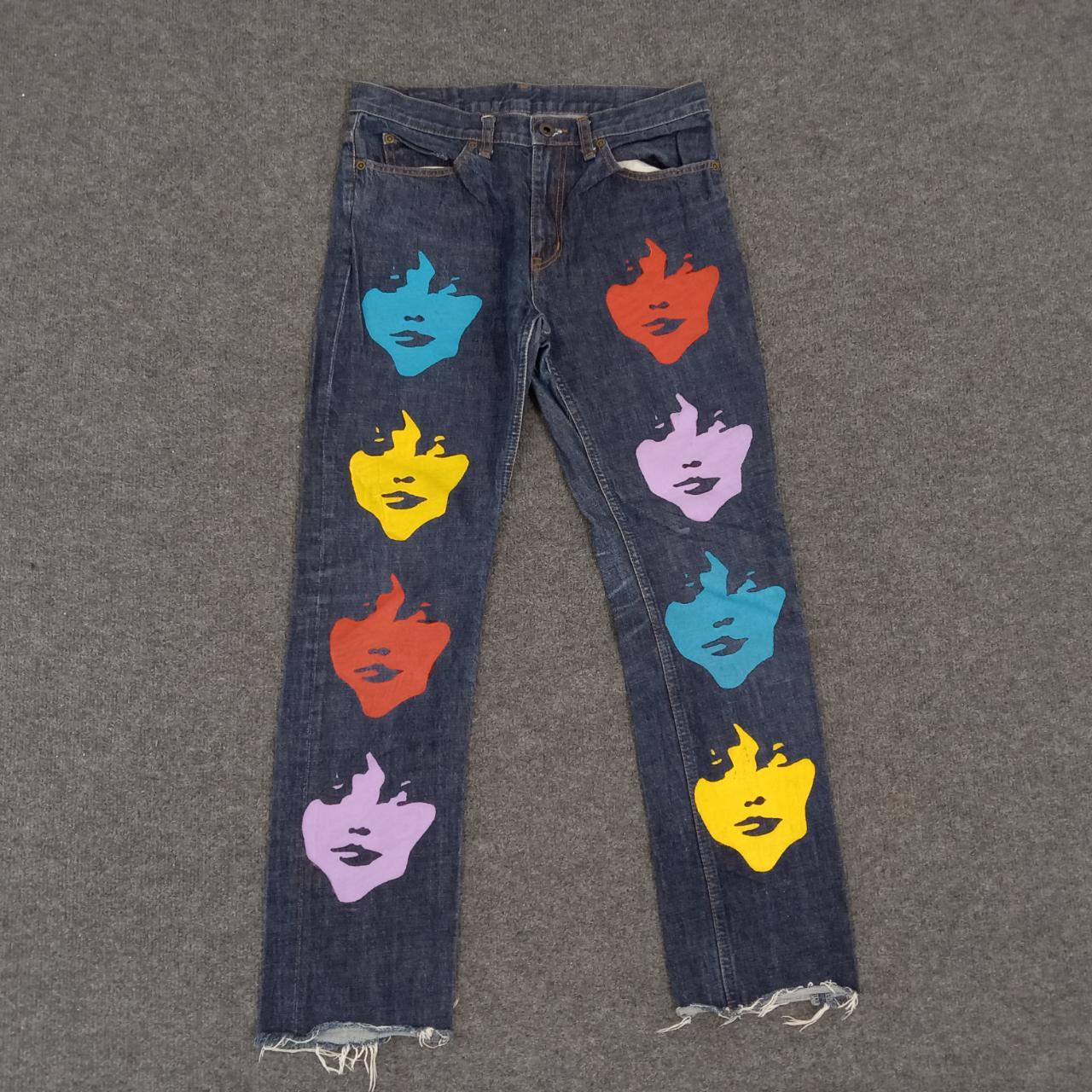 Hysteric Glamour Custom Multi Colour Art... - Depop