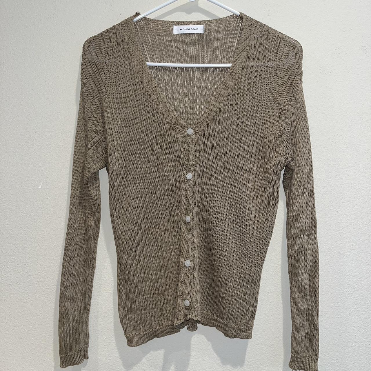 Tan 2024 summer cardigan