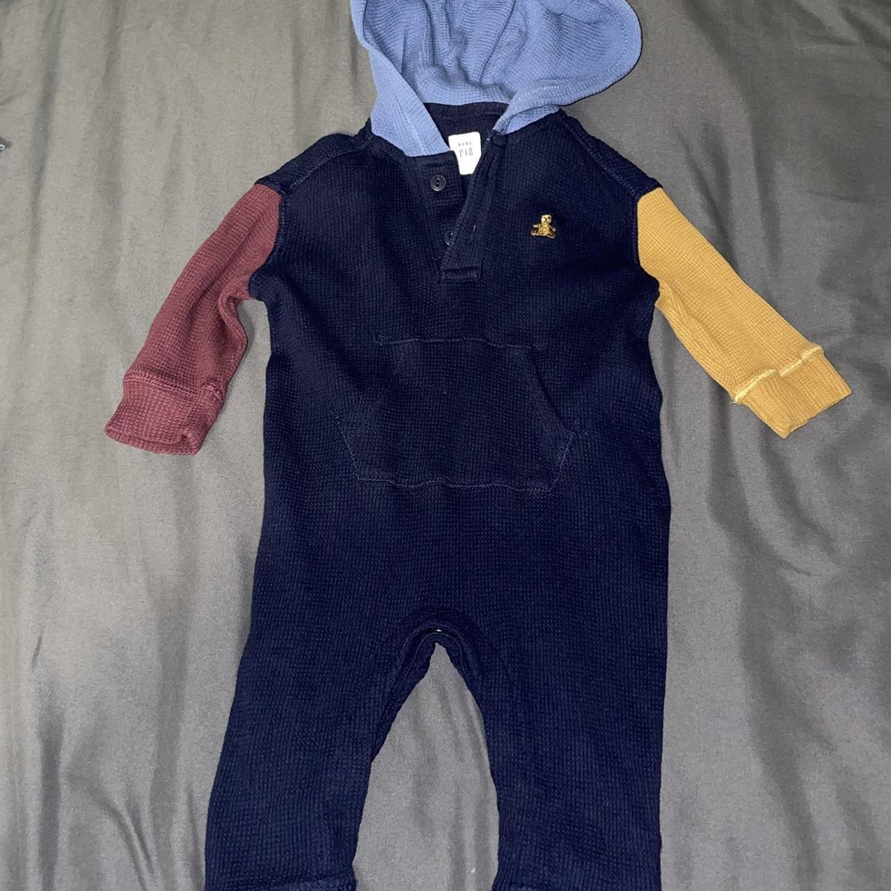 Gap Navy Dungareesoveralls Depop
