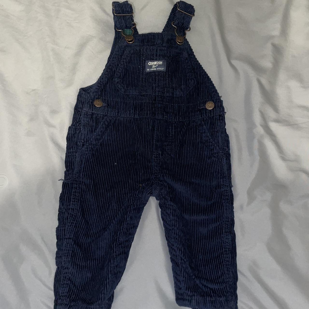 OshKosh B'gosh Blue And Green Jumpsuit | Depop