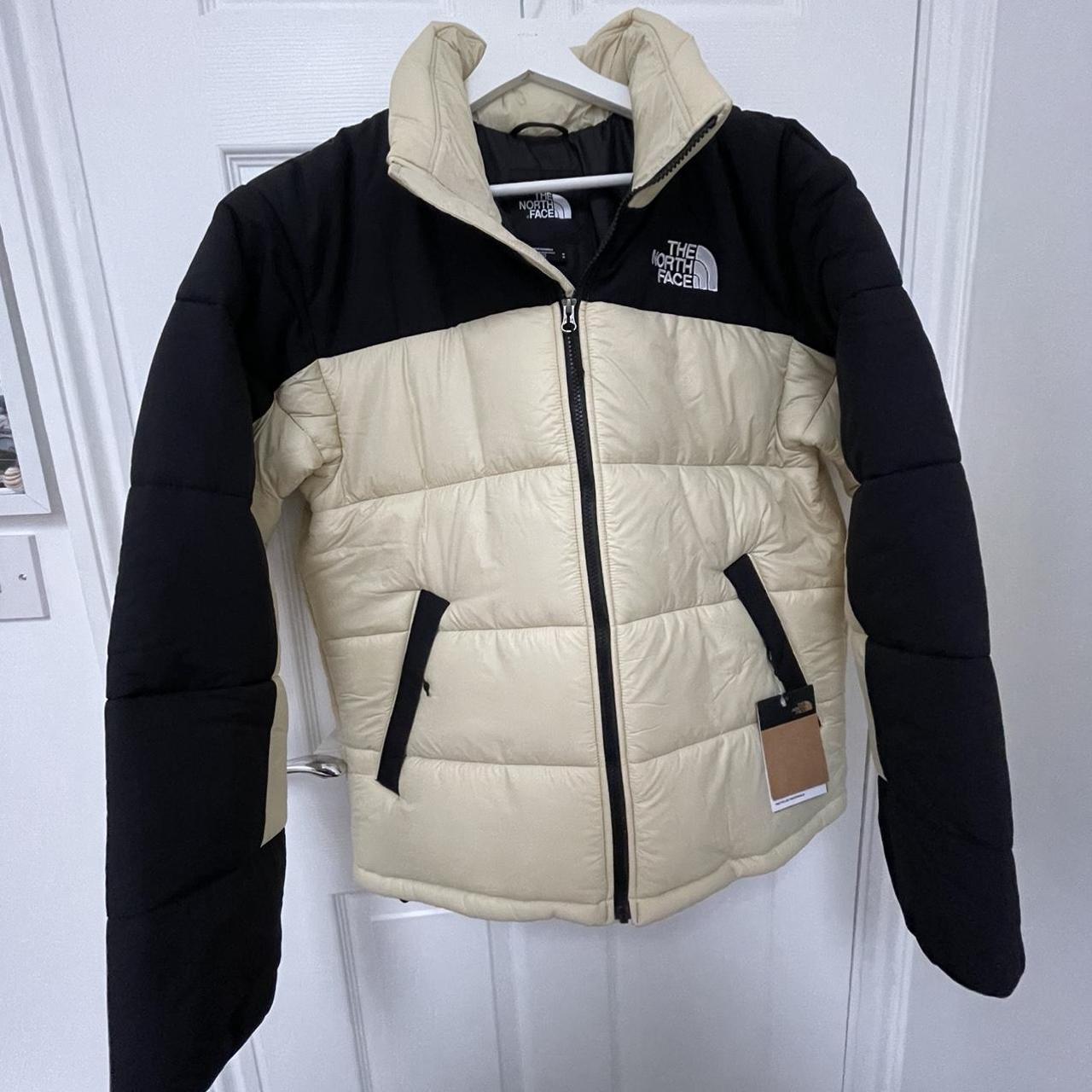 The North Face Men's White and Cream Jacket | Depop