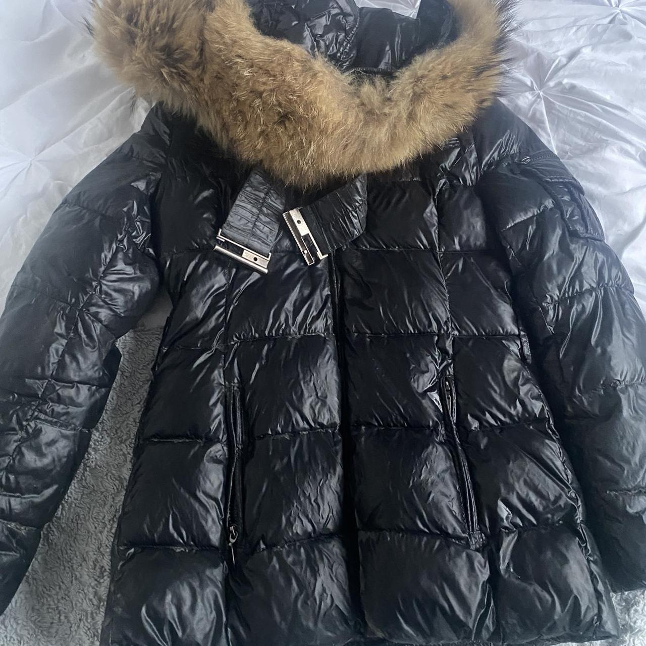 ~attentif Coat ~black Shiny ~orginal Price Was - Depop