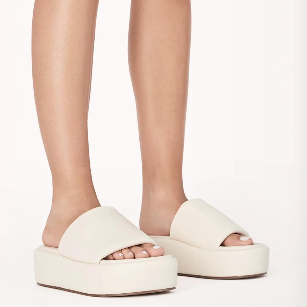 Billini bone shoe. Platform height 5cm. Size 8.... - Depop