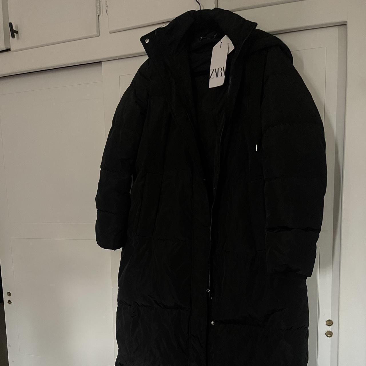 ZARA DOWN PARKA JACKET - Depop