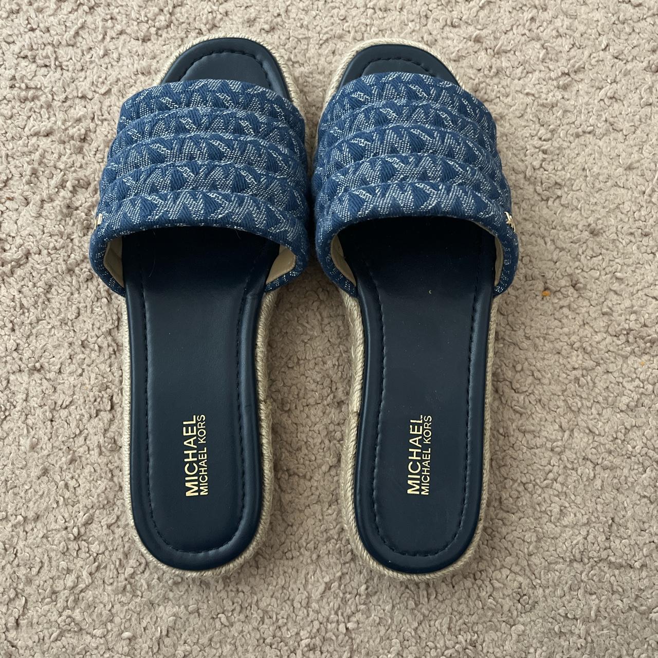 Michael kors store slides navy