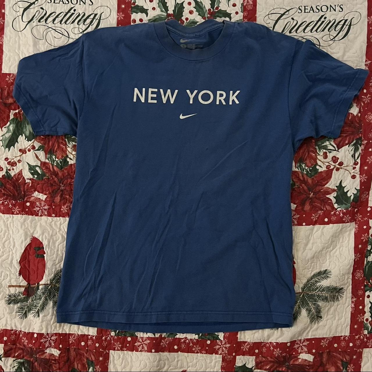 new york nike swoosh t shirt - Depop
