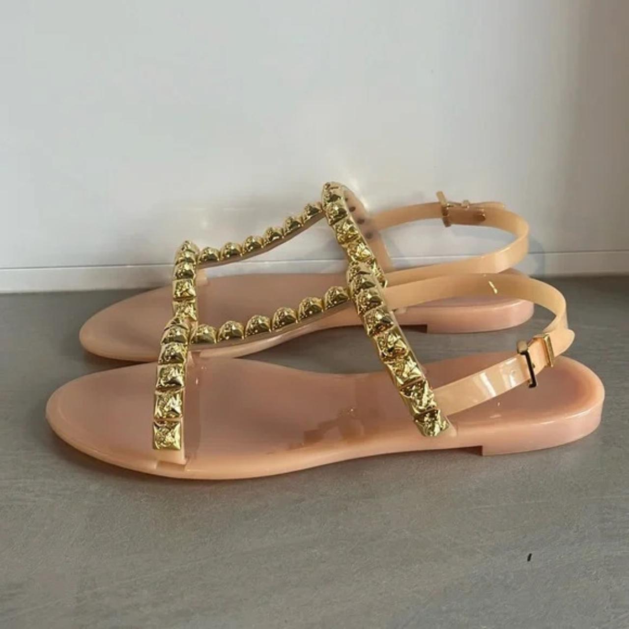 The Jelrose jelly sandals from Stuart Weitzman are. Depop