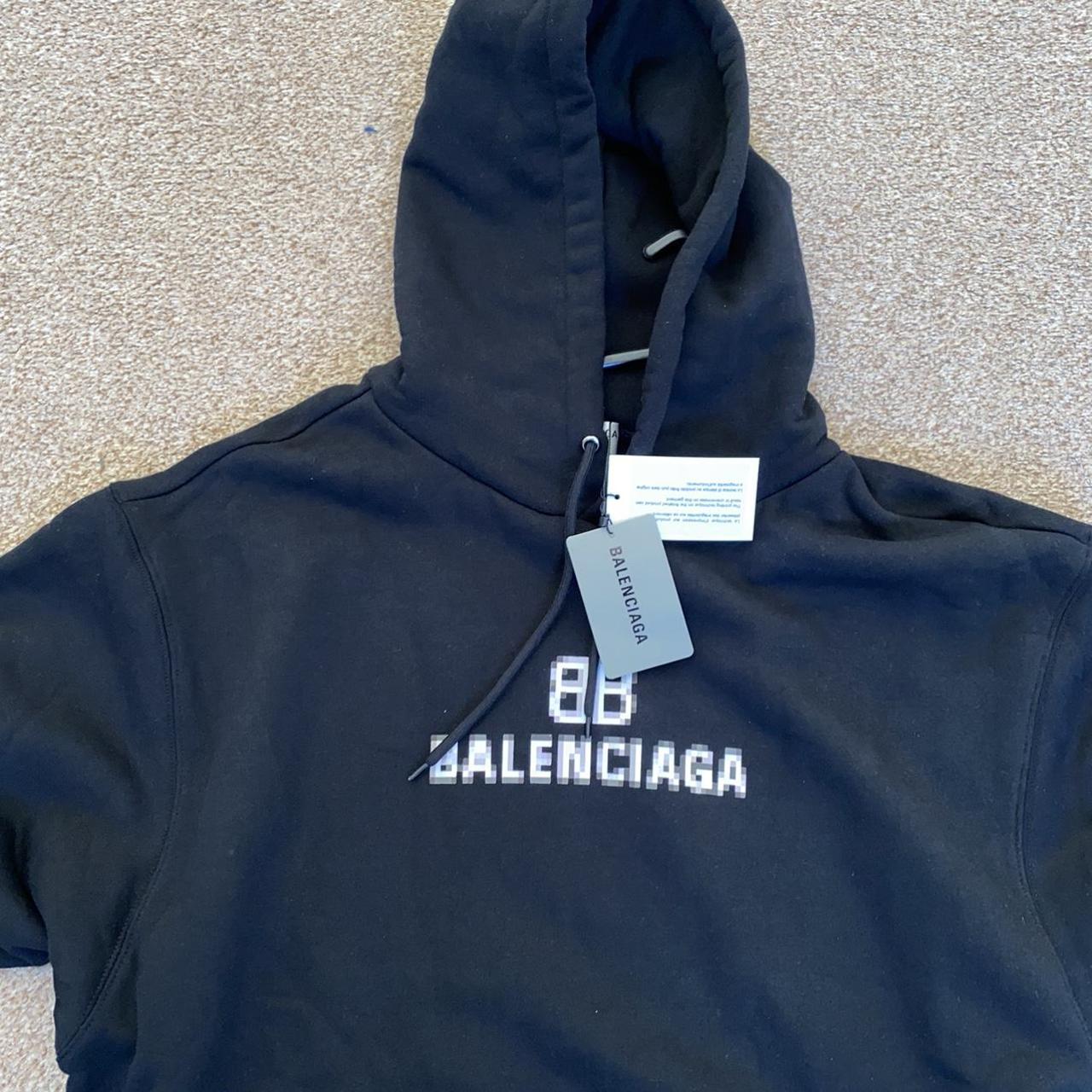 Balenciaga pixel hoodie men New and ready to... - Depop