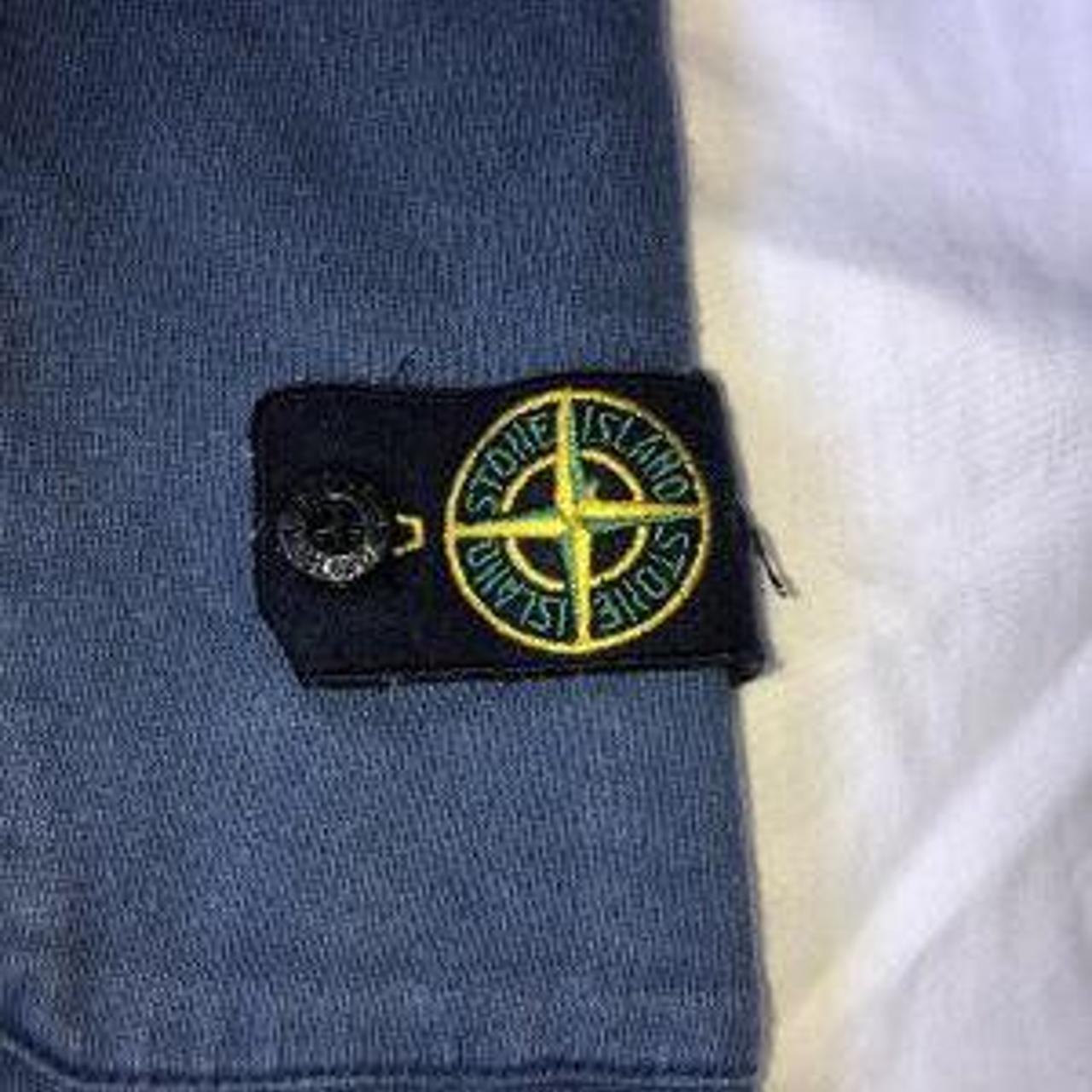 Boys light blue stone island cargo jogger size 14... Depop