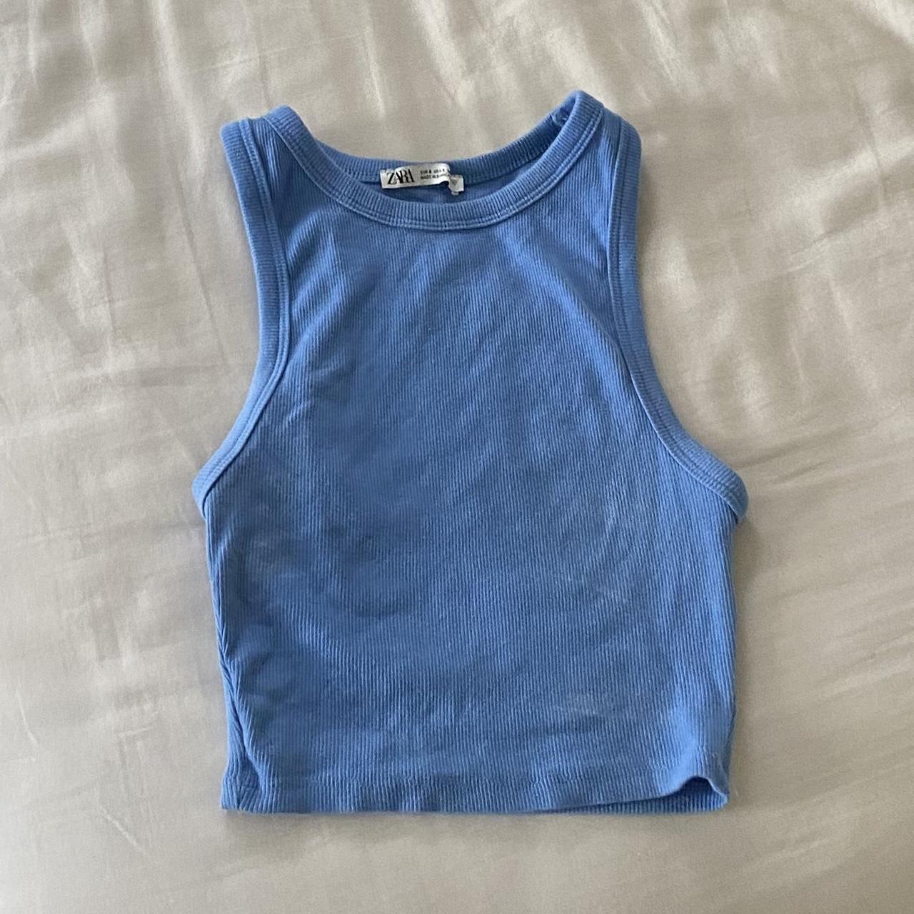 Zara crop top. . Only wore once. Price is... Depop