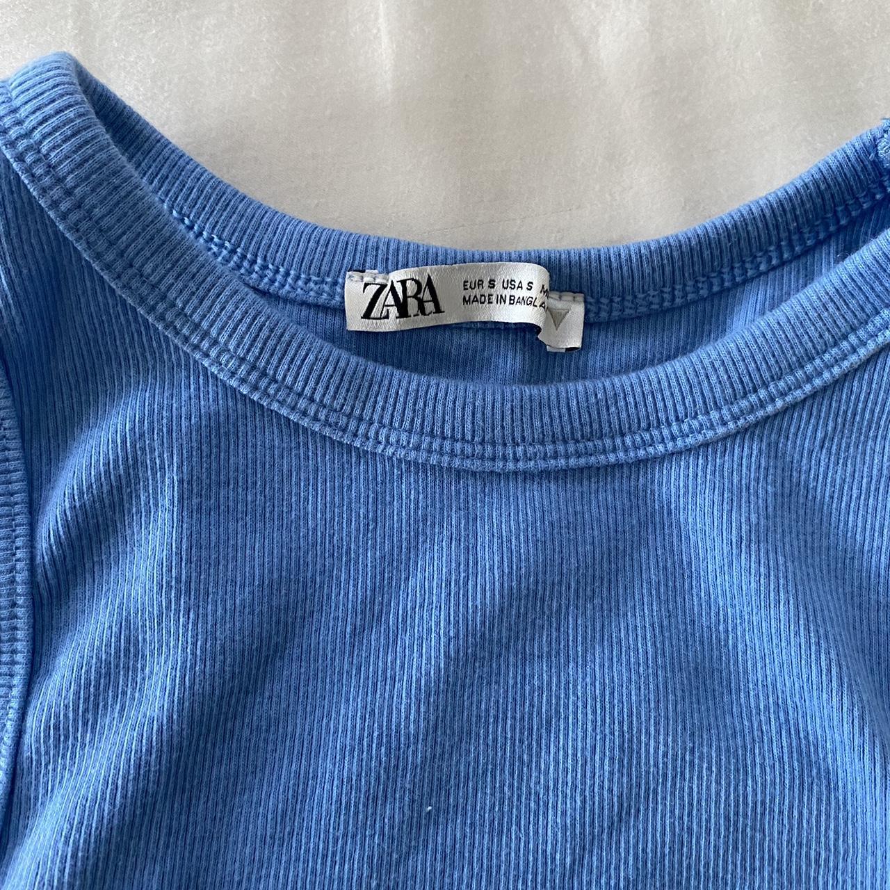 Zara crop top. . Only wore once. Price is... Depop