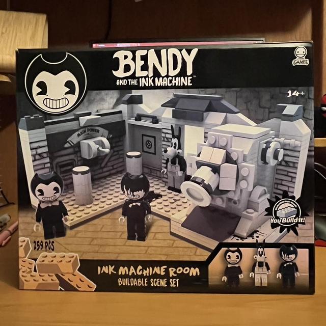 Bendy and the ink machine ink machine room deals buildable scene set