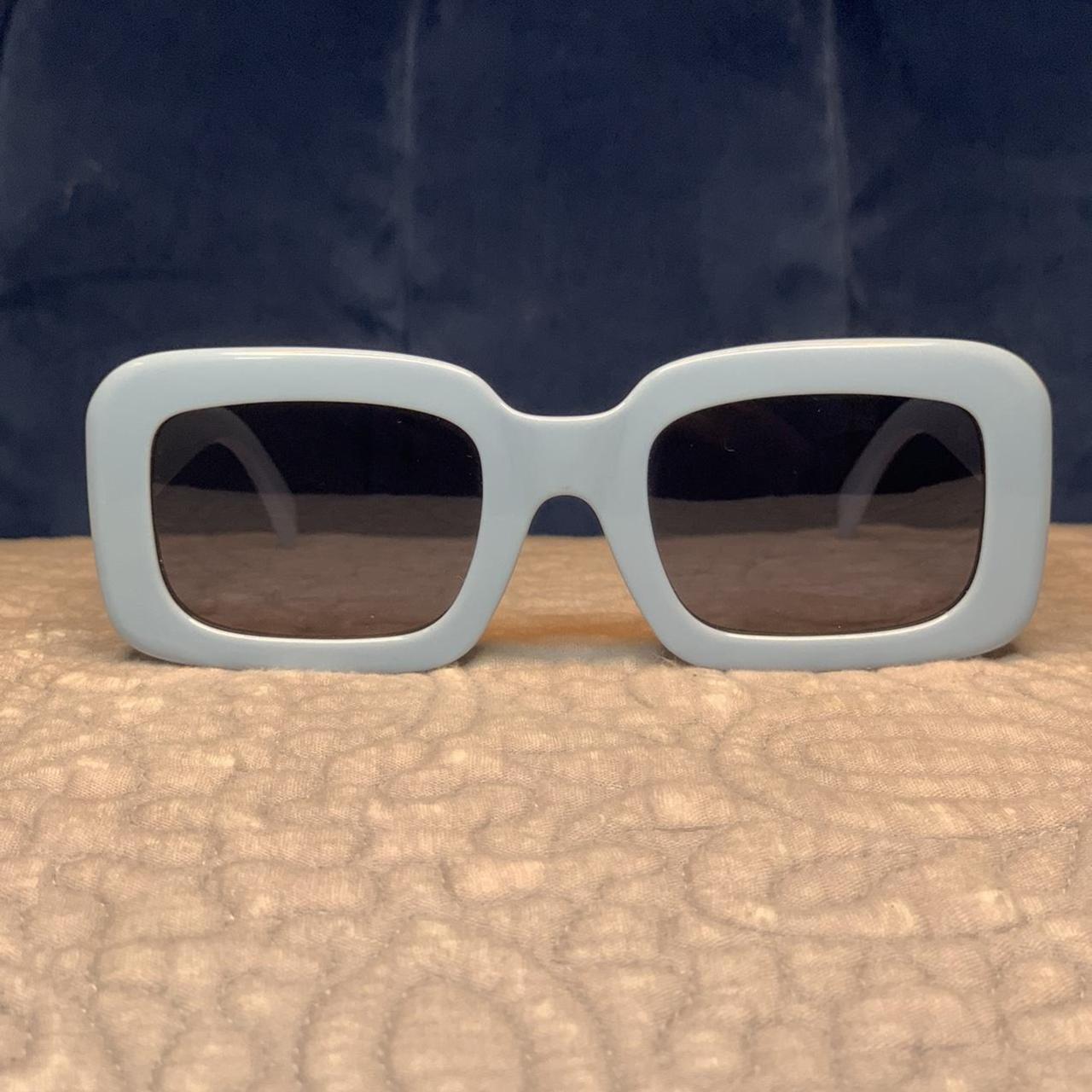 H&M Women's Pink and Blue Sunglasses | Depop