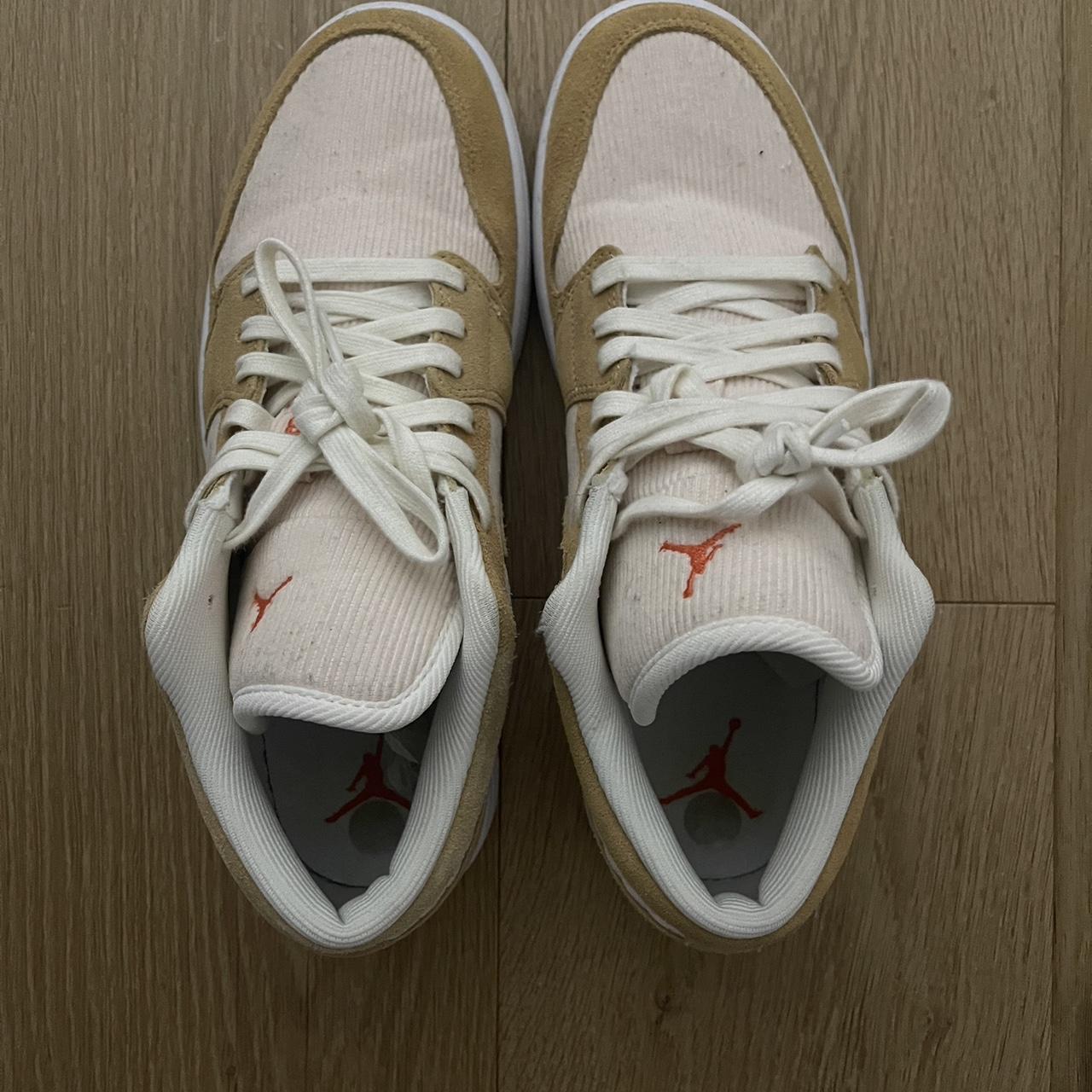 Women’s Jordan 1 low Twine. Practically new, worn... Depop