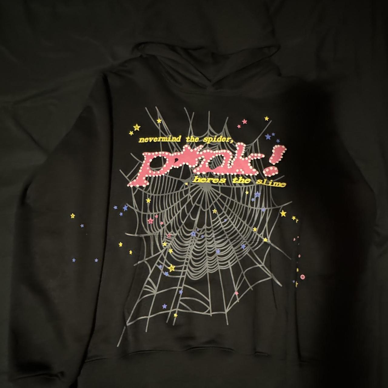 sp5derパーカー未使用に近いです スパイダー P*NK パーカー ブラック メンズ - FW21 - JP