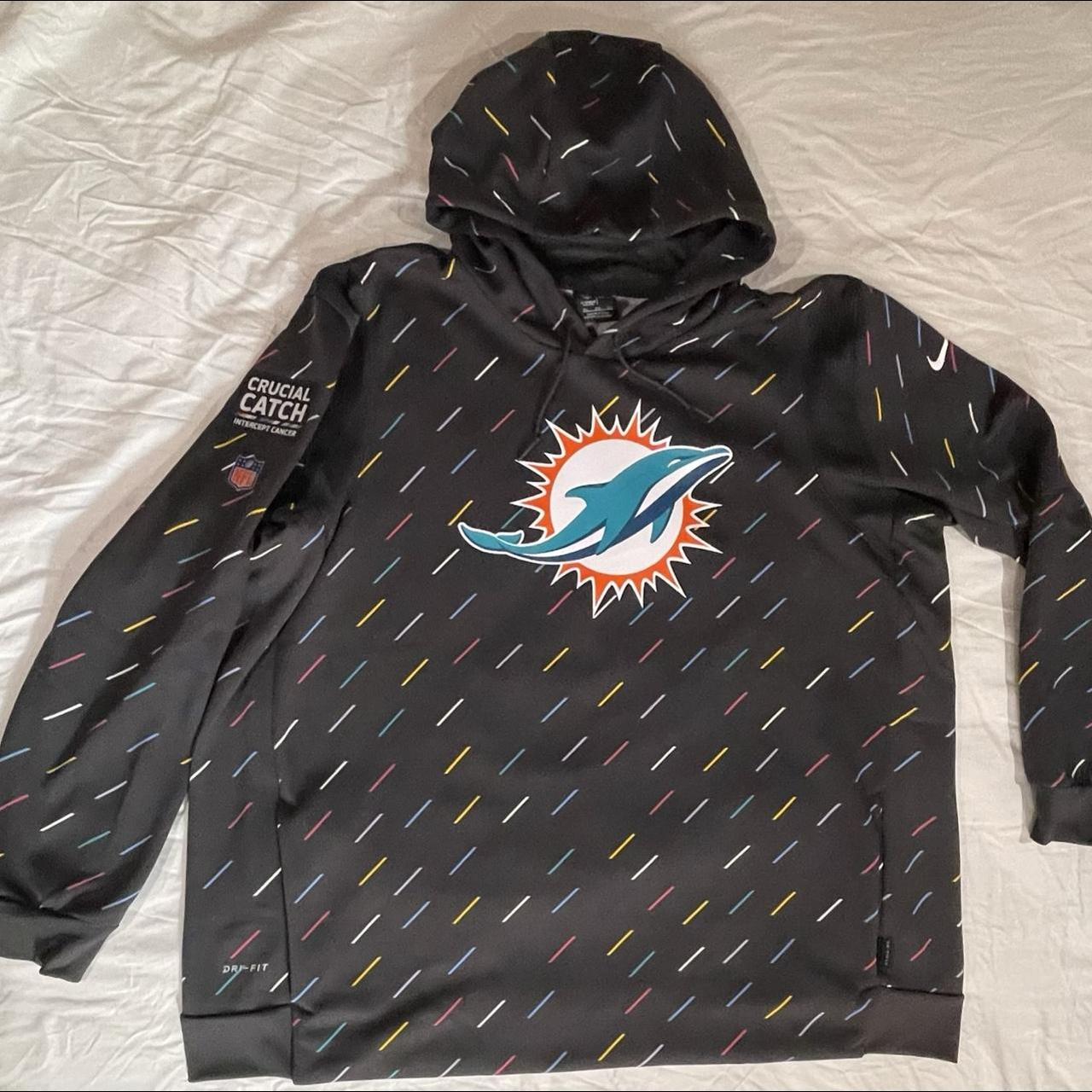 Miami Dolphins Nike Hoodie Official NFL on Field - Depop