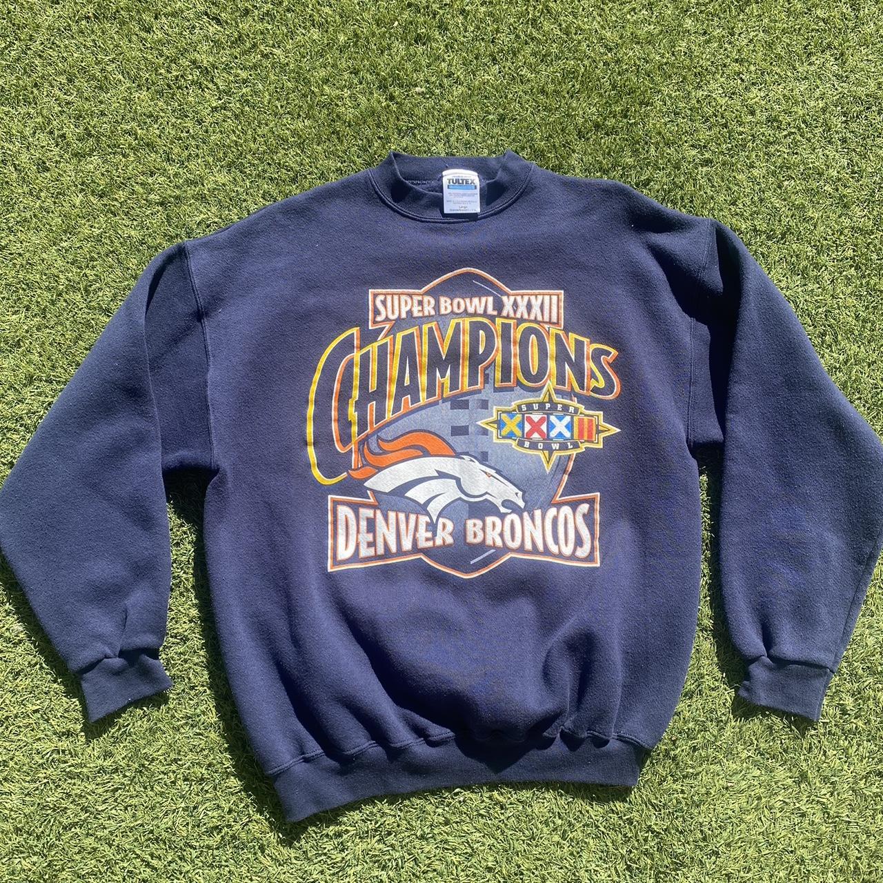 1998 NFL Denver Broncos Super Bowl Champions Vintage Sweatshirt