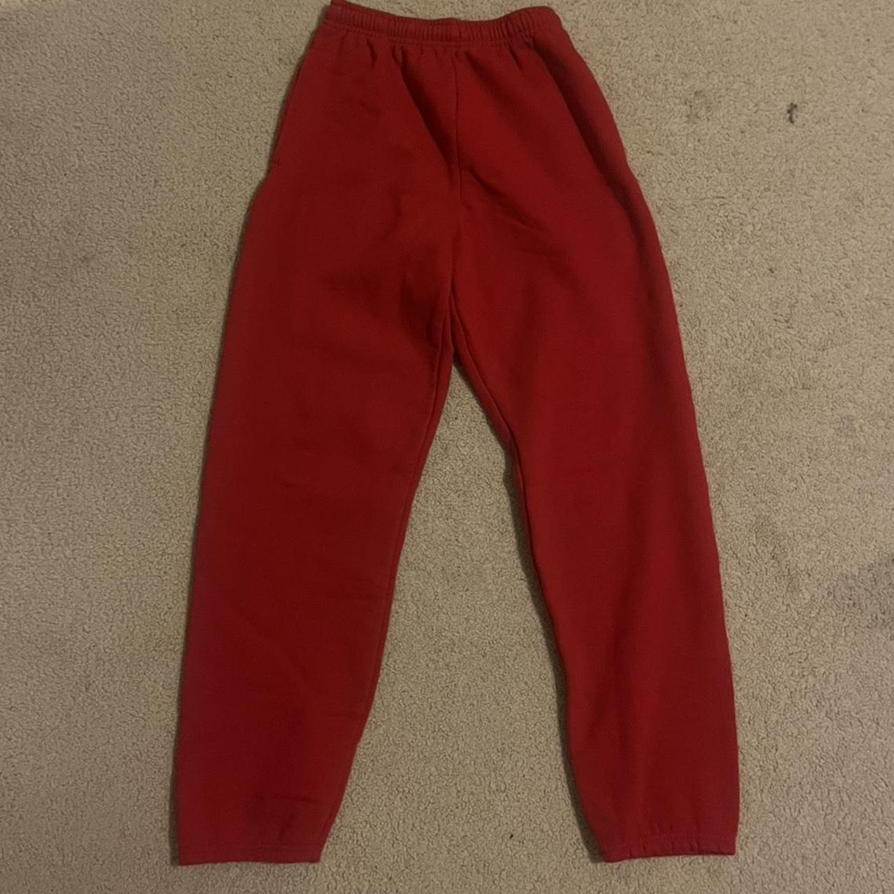 Fruit of the hot sale loom red sweatpants