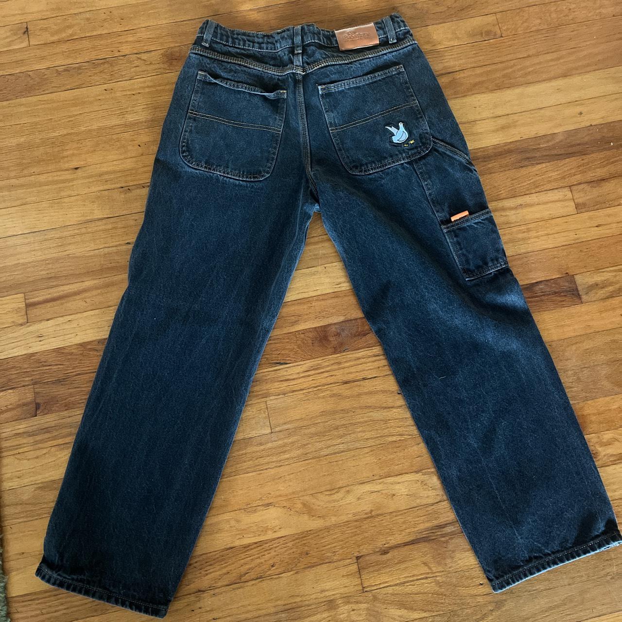 Butter Goods gullwing embroidered denim size... Depop