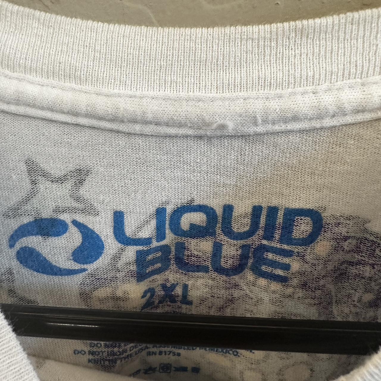 liquid blue Men's T-shirt (3)