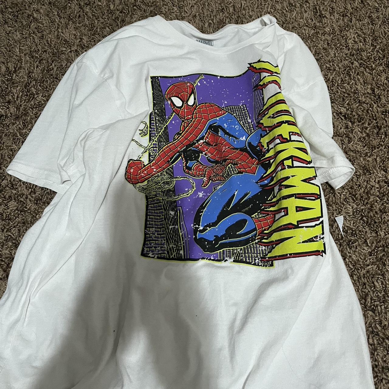 Spiderman shirt from target mens L worn a couple... Depop