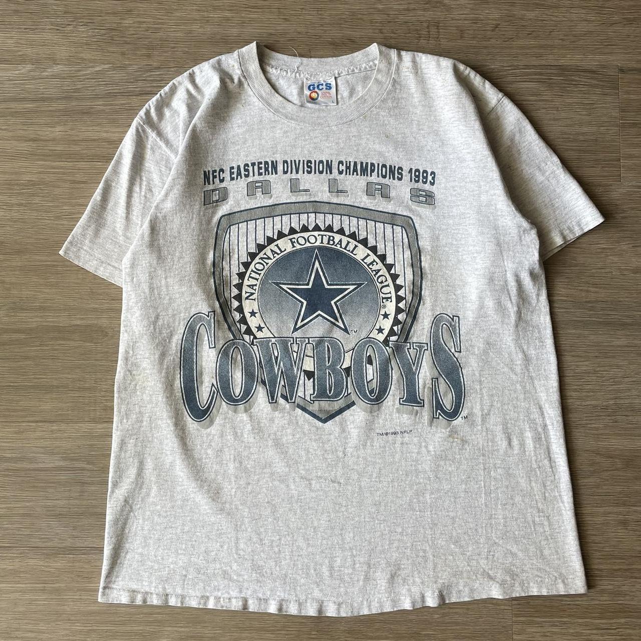 1993 Dallas Cowboys Super Bowl Champions Tee Single - Depop