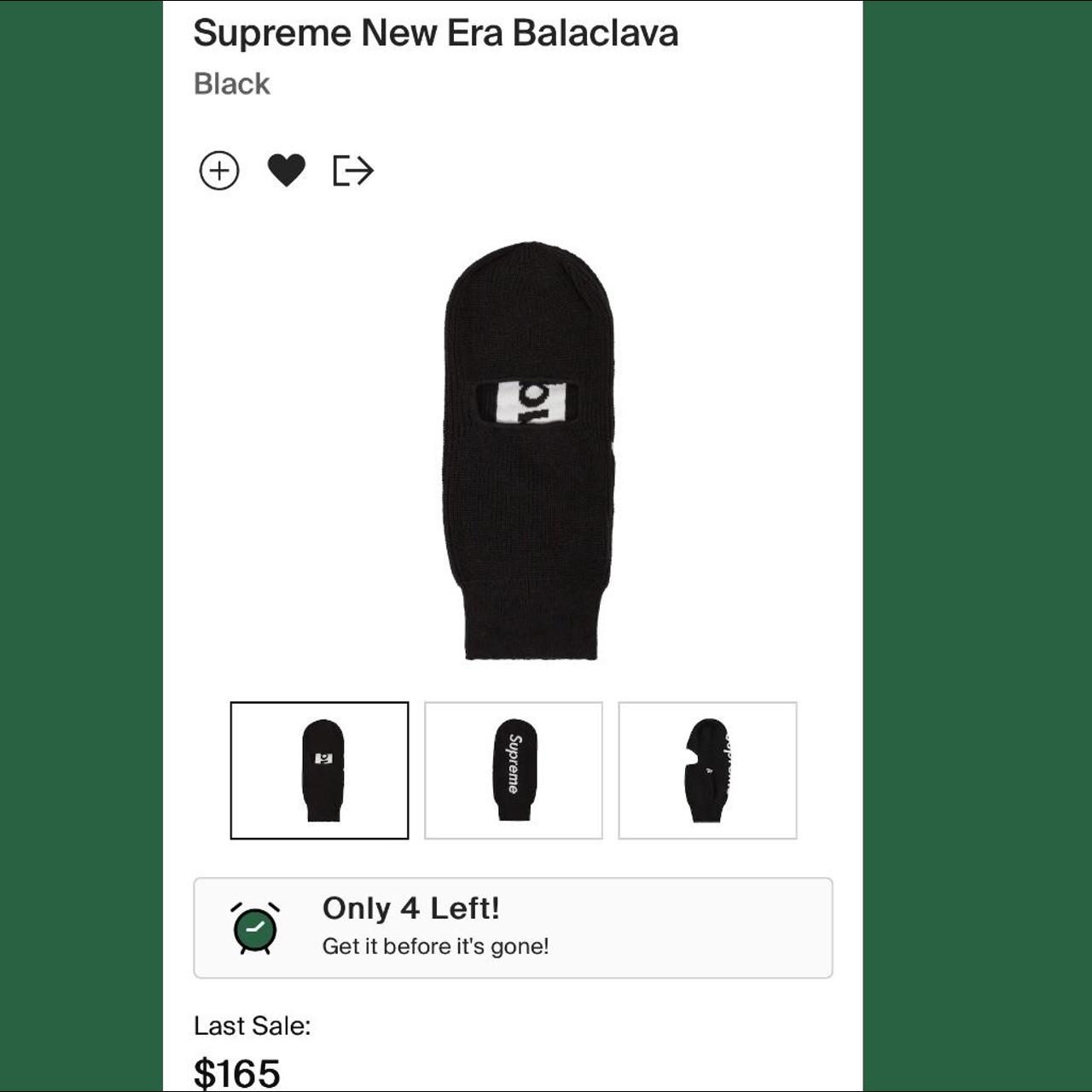 Supreme x New Era Men's Balaclava