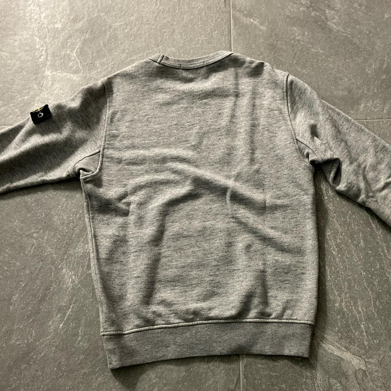 Grey stone island jumper Age 10 Very good... Depop