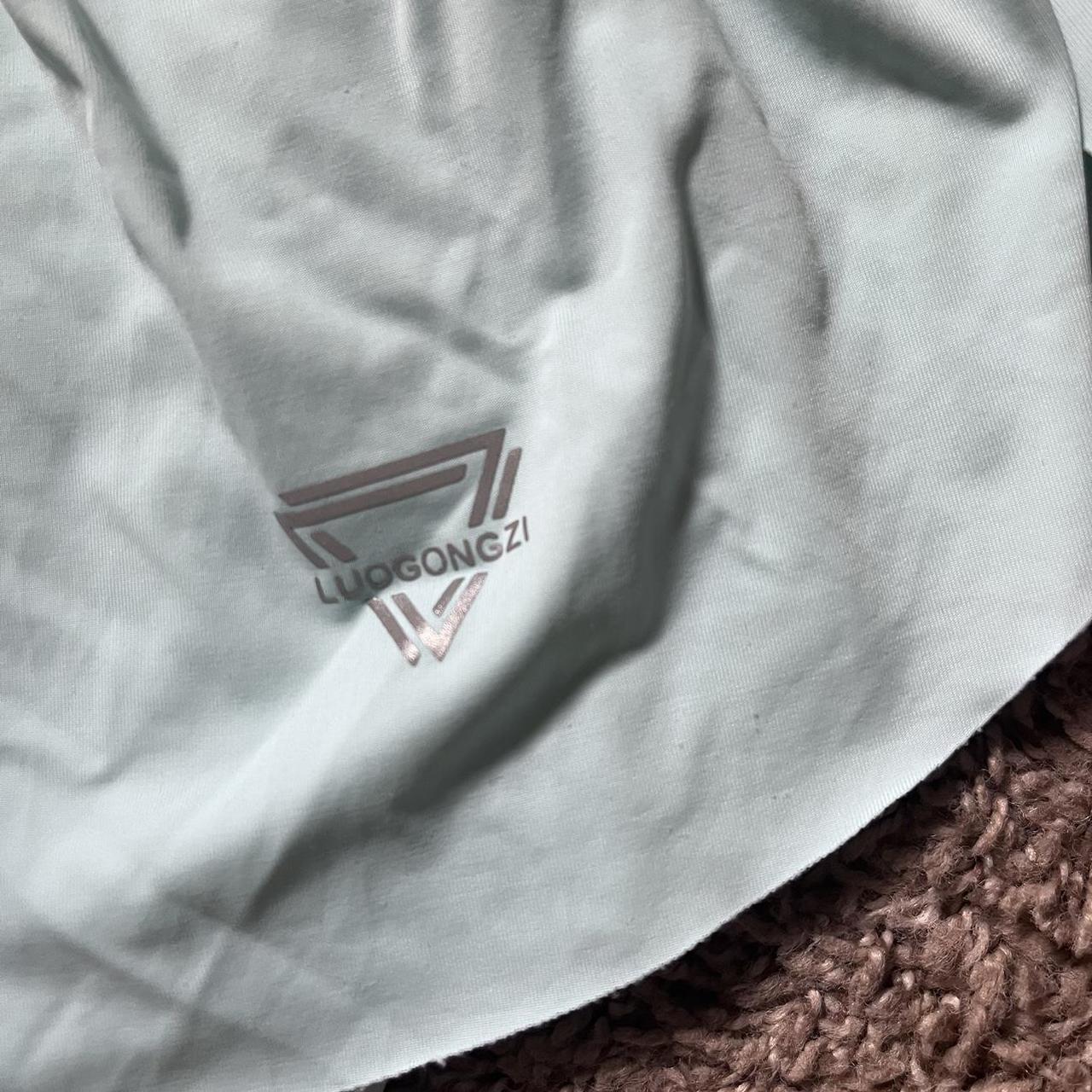 light blue flowy shorts amazon (brand... Depop