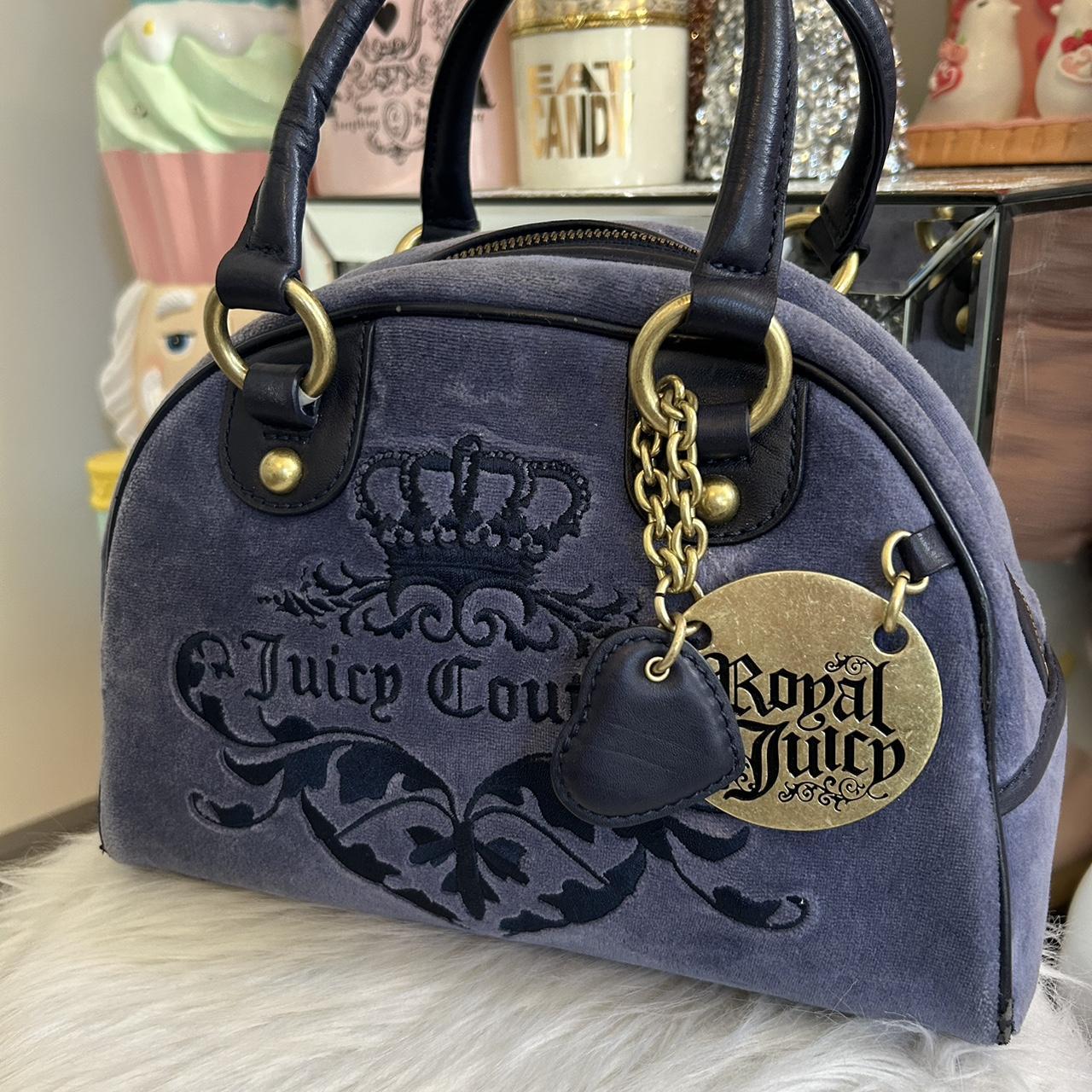 Vintage Juicy Couture Bag Brown Velvet Purse Scottie Dog Daydreamer Bow Y2K  - Etsy
